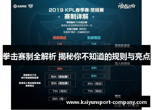 拳击赛制全解析 揭秘你不知道的规则与亮点